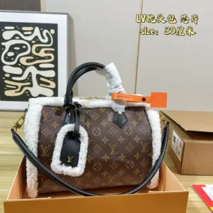 L&V pillow tote handbags