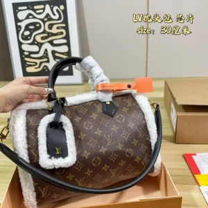 L&V pillow tote handbags