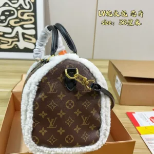 L&V pillow tote handbags