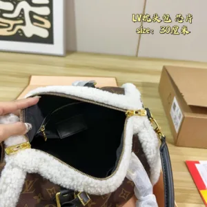 L&V pillow tote handbags
