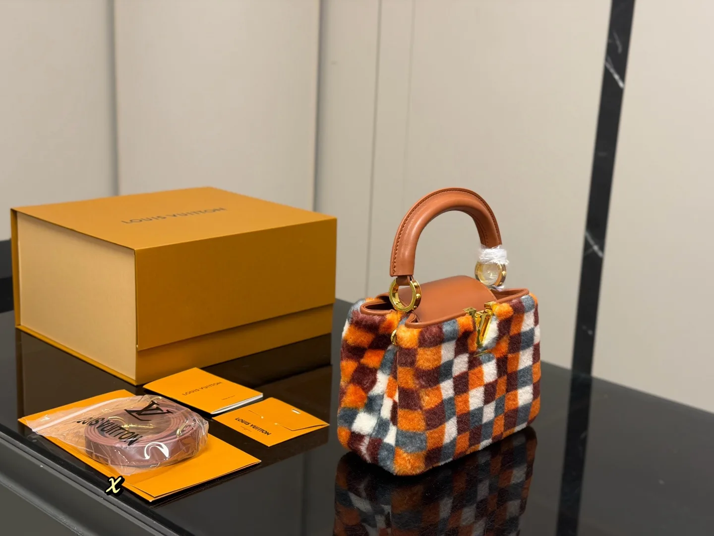L&V Capucines Taurillon Tote Hand Bags - Image 2