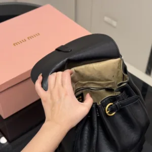 Miu Miu leather backpack bags