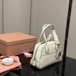 Miumiu crescent shell tote handbags