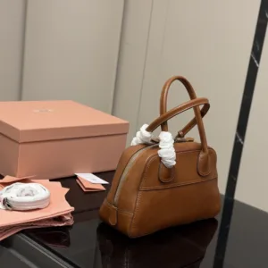 Miumiu crescent shell tote handbags