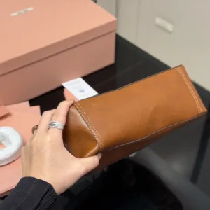 Miumiu crescent shell tote handbags