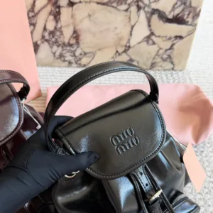 Miumiu early spring fashion essential backpack