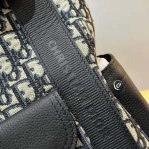 Christian dior Classic OBLIQUE jacquard saddle backpack