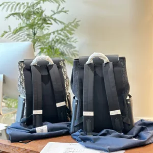 Christian dior Classic OBLIQUE jacquard saddle backpack