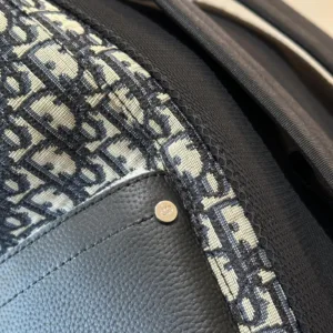 Christian dior Classic OBLIQUE jacquard saddle backpack