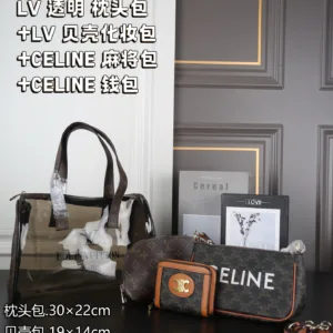 LV Pillow Shell Celine Handbags Mahjong bag wallet