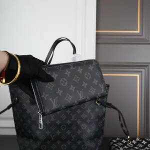 LV neverfull black flower shopping bag scarf wallet