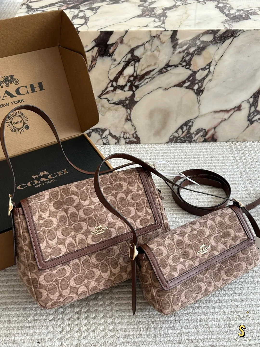 Coach Autumn Winter Handheld Underarm Crossarm Handbags