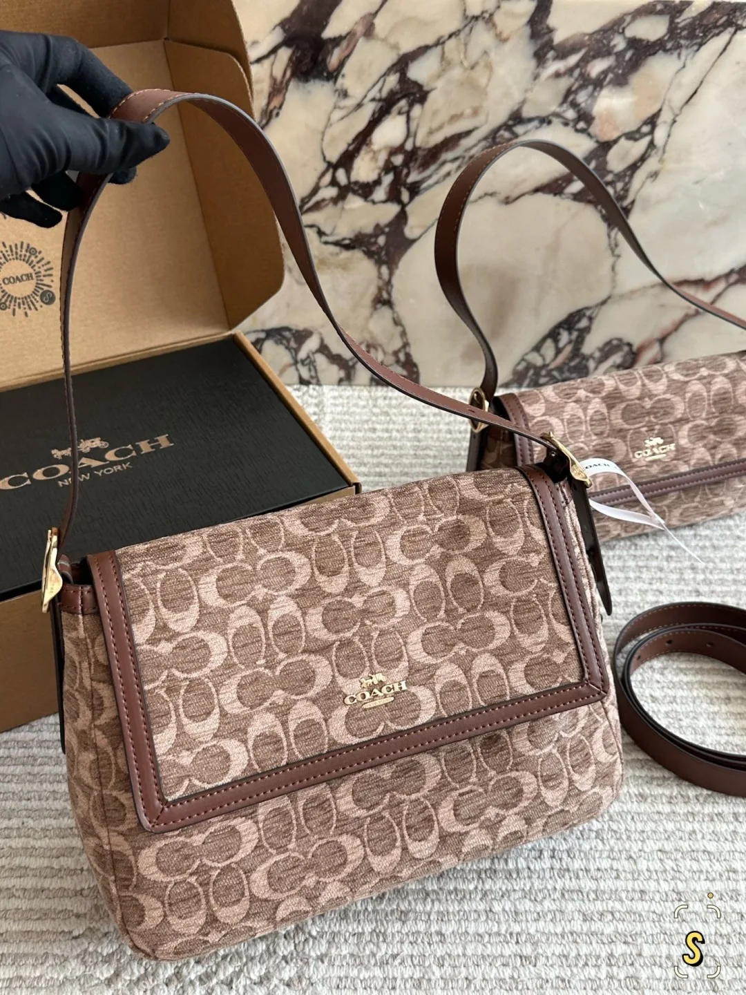 Coach Autumn Winter Handheld Underarm Crossarm Handbags - Image 9