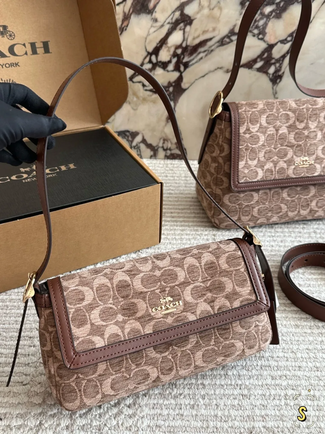 Coach Autumn Winter Handheld Underarm Crossarm Handbags - Image 8