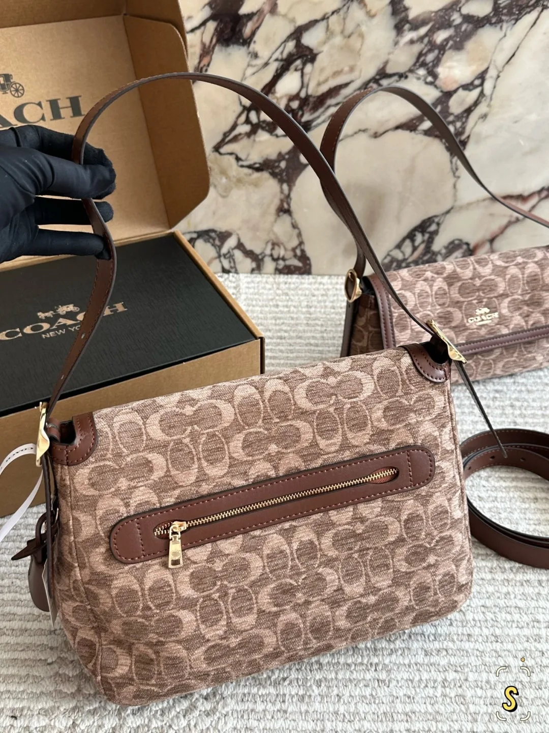 Coach Autumn Winter Handheld Underarm Crossarm Handbags - Image 6