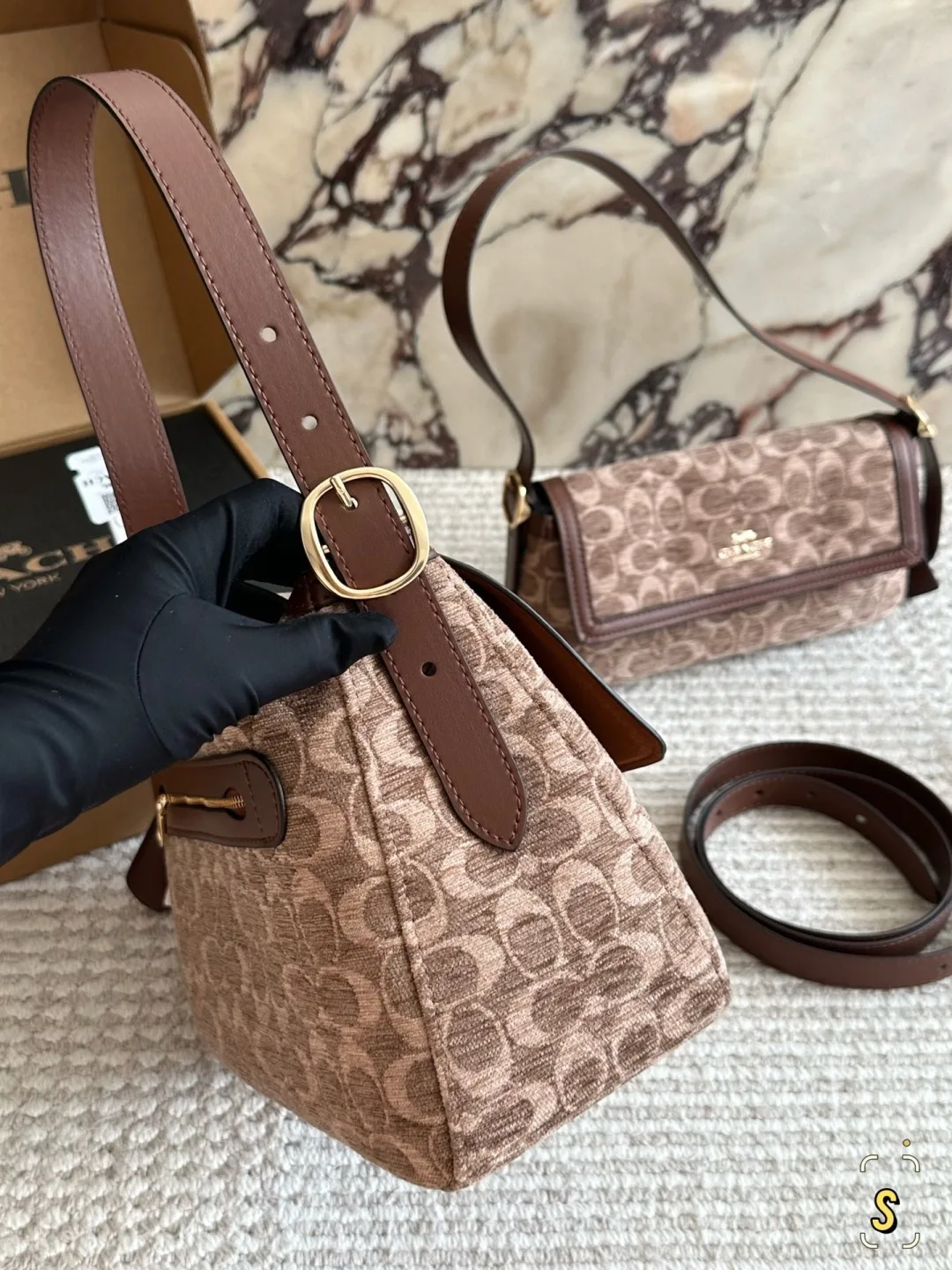 Coach Autumn Winter Handheld Underarm Crossarm Handbags - Image 3
