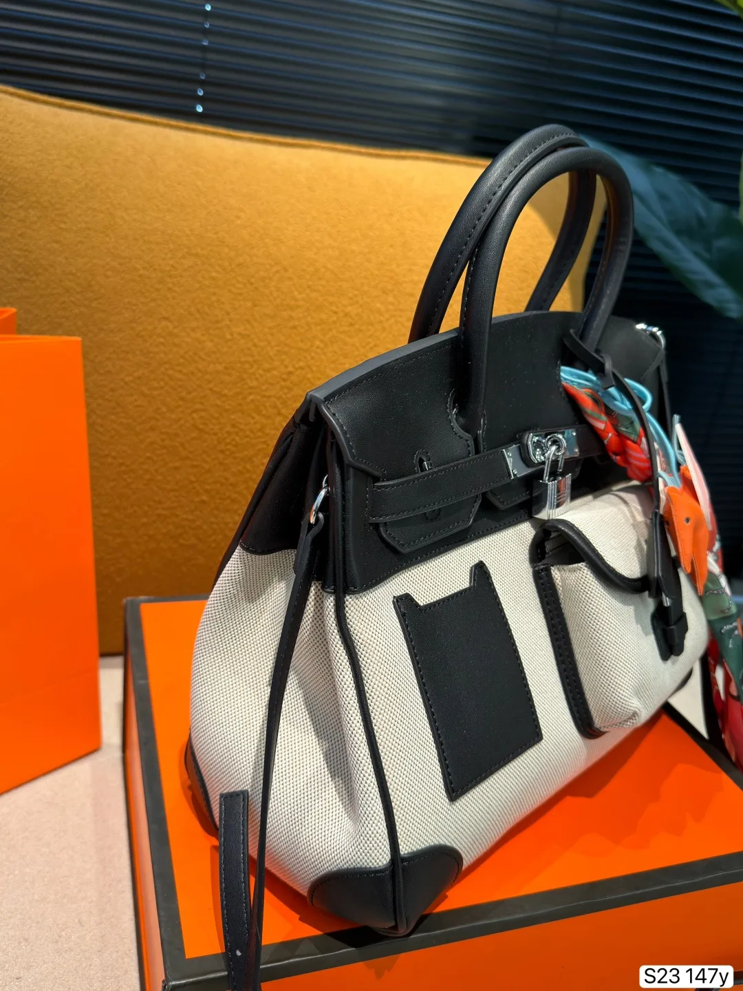 Hermes workwear series s23147y birkin tote handbags - Image 11