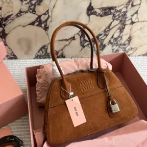 Miu Miu vivant suede retro shell handbag
