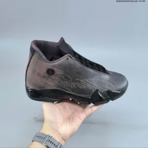 Mowalola × Air Jordan 14 "Burnt Red" Sneakers
