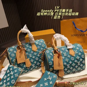 LV Speedy P9 embossed Tote Hand bags