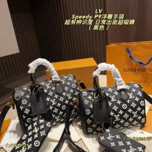 LV Speedy P9 embossed Tote Hand bags