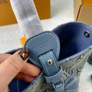 LV washed denim All in BB Tote Hand Bags