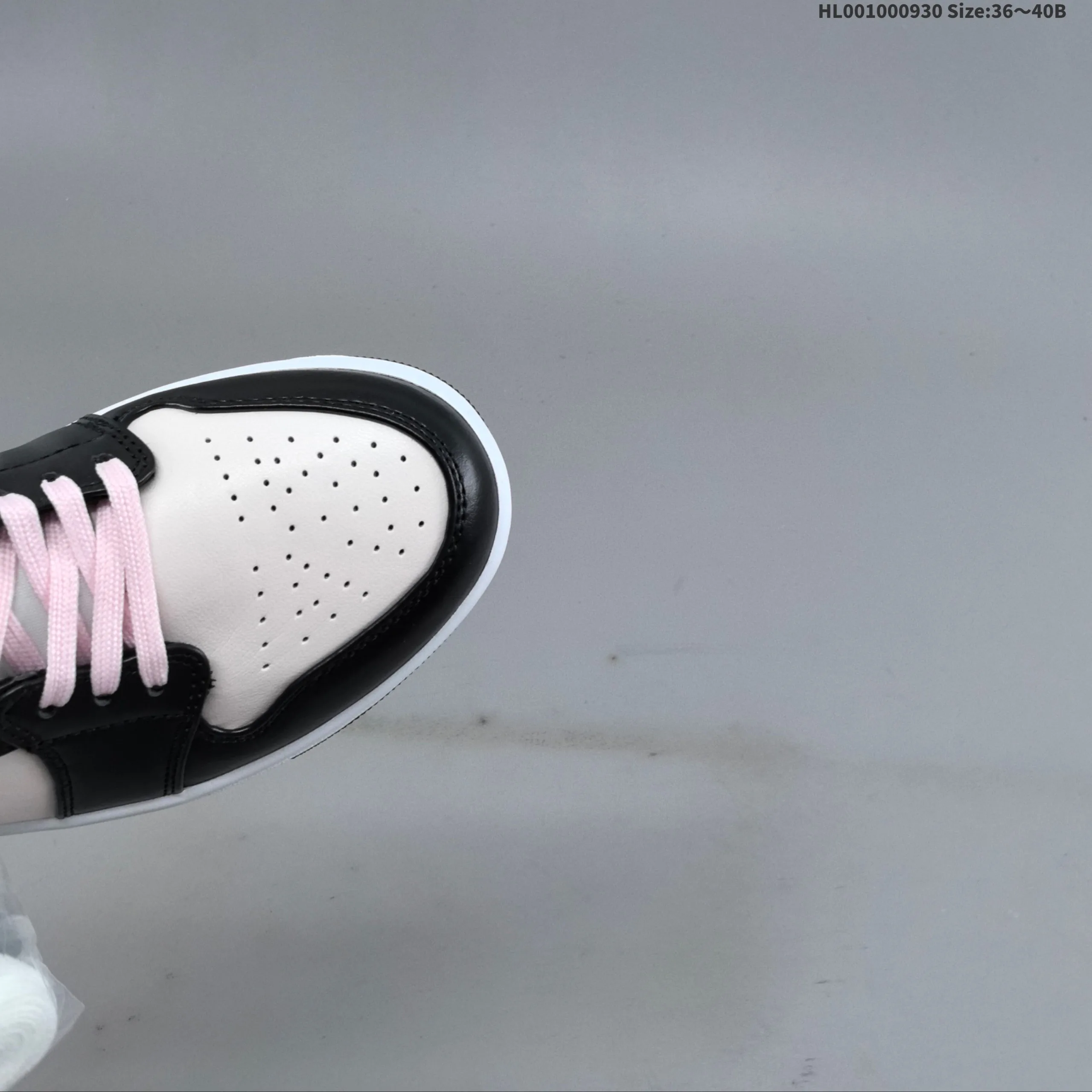 Air Jordan 1 Low cut Black Powder AJ1 1st generation sneakers - Image 7