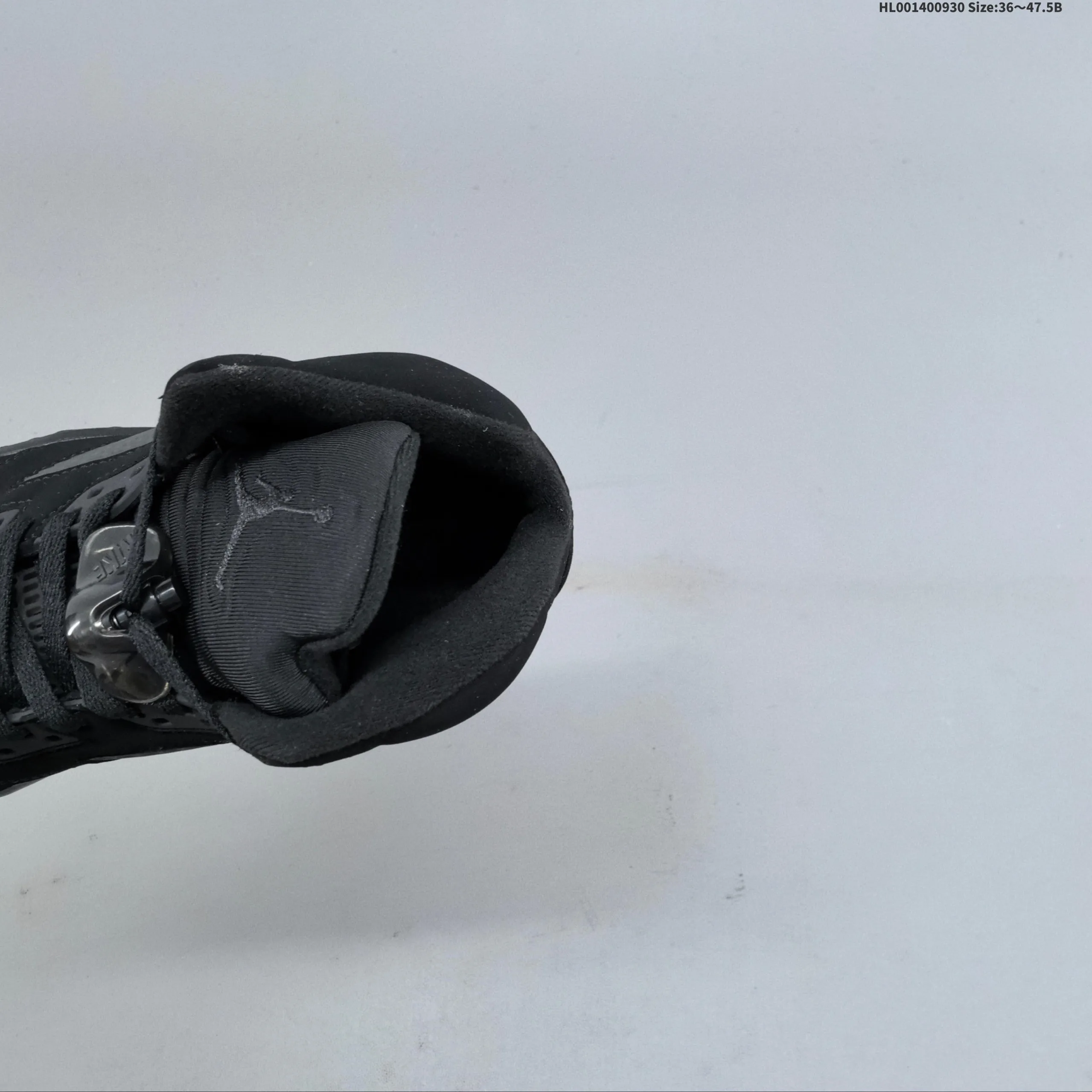Air Jordan 5 Retro "Black Cat" high top black cat sneakers - Image 9