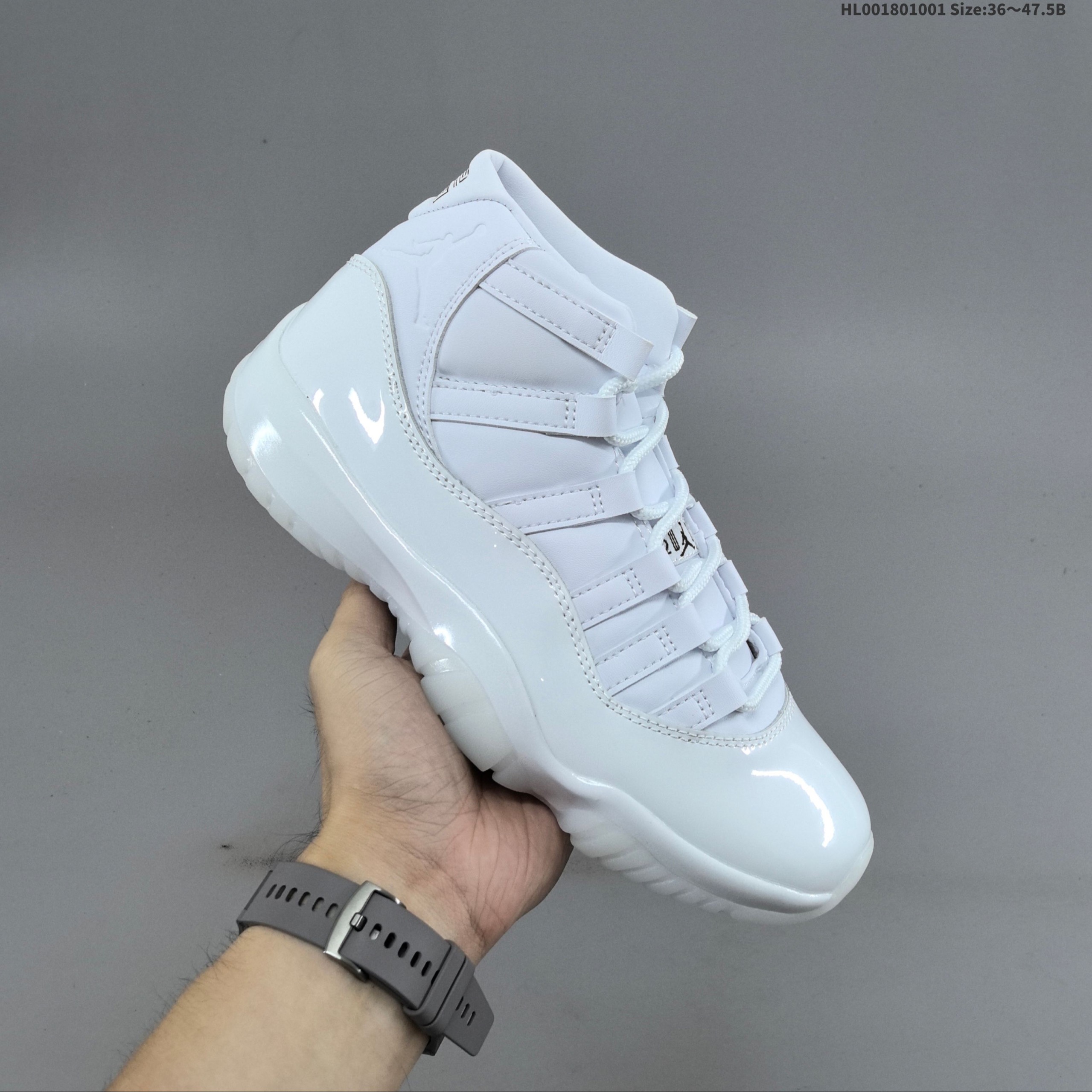 Comme Ces Garçons × Air Jordan 11 High top sneakers - Image 2