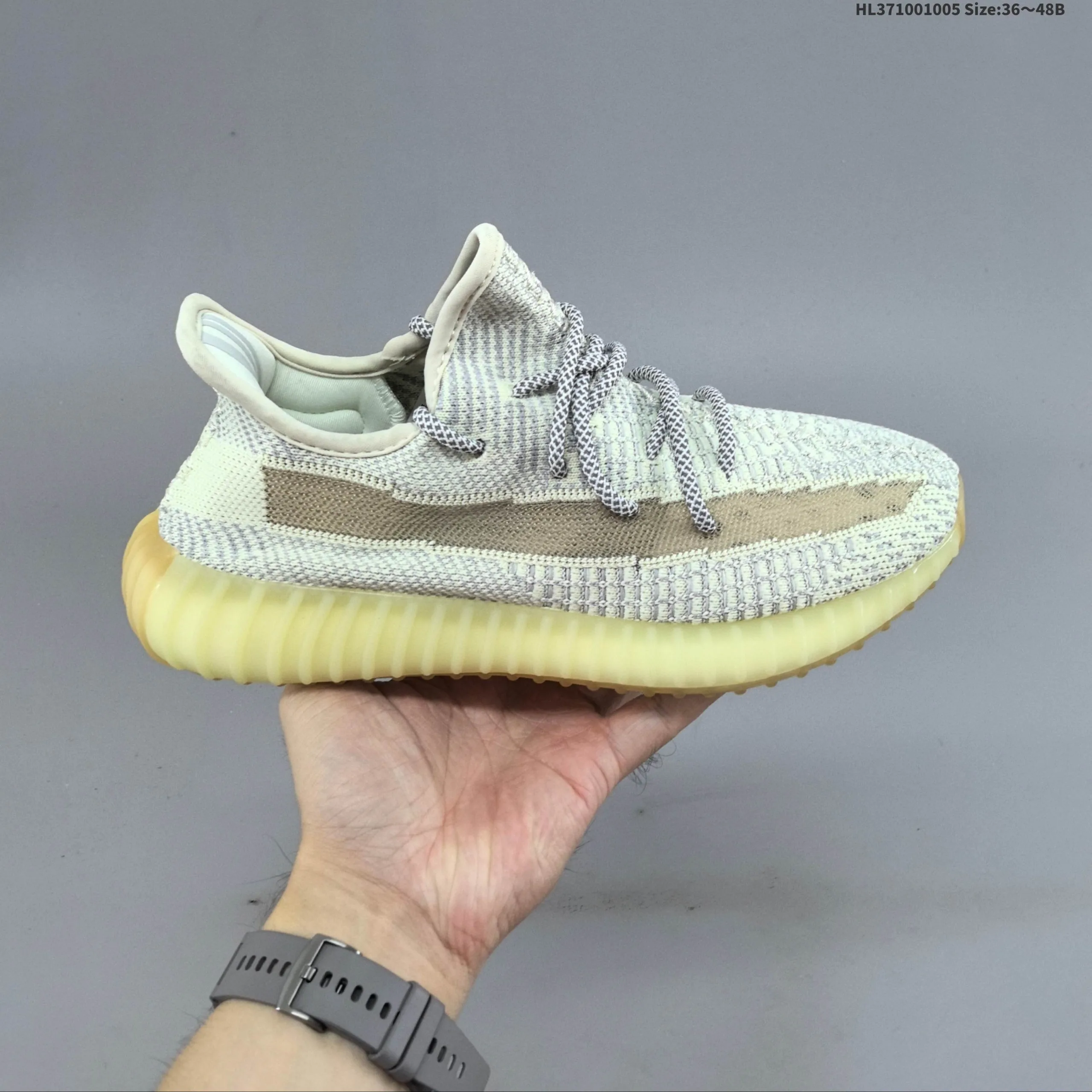 Adidas Yeezy Boost SPLY-350 V2 'Earth' Sneakers - Image 16